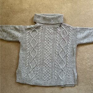 Lands' End Multicolor Knit Sweater